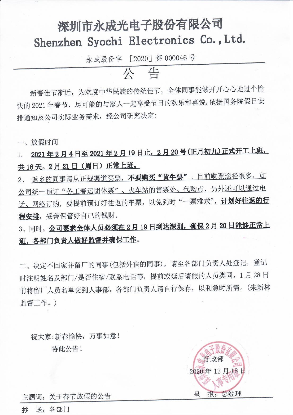 Spring Festival holiday Spring Festival holiday